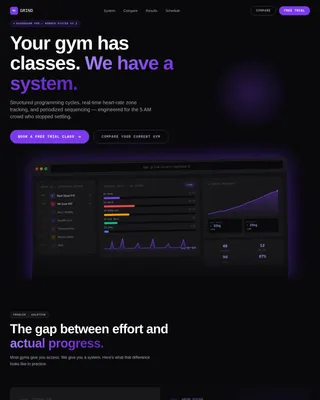 Apex — Elite Performance Training Landing Page Template