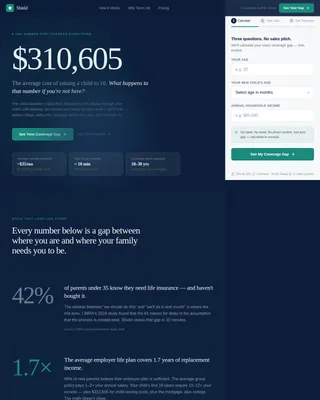 Protect — Smart Insurance Family Landing Page Template