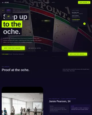 Advanced Darts Appointment Booking Website Template