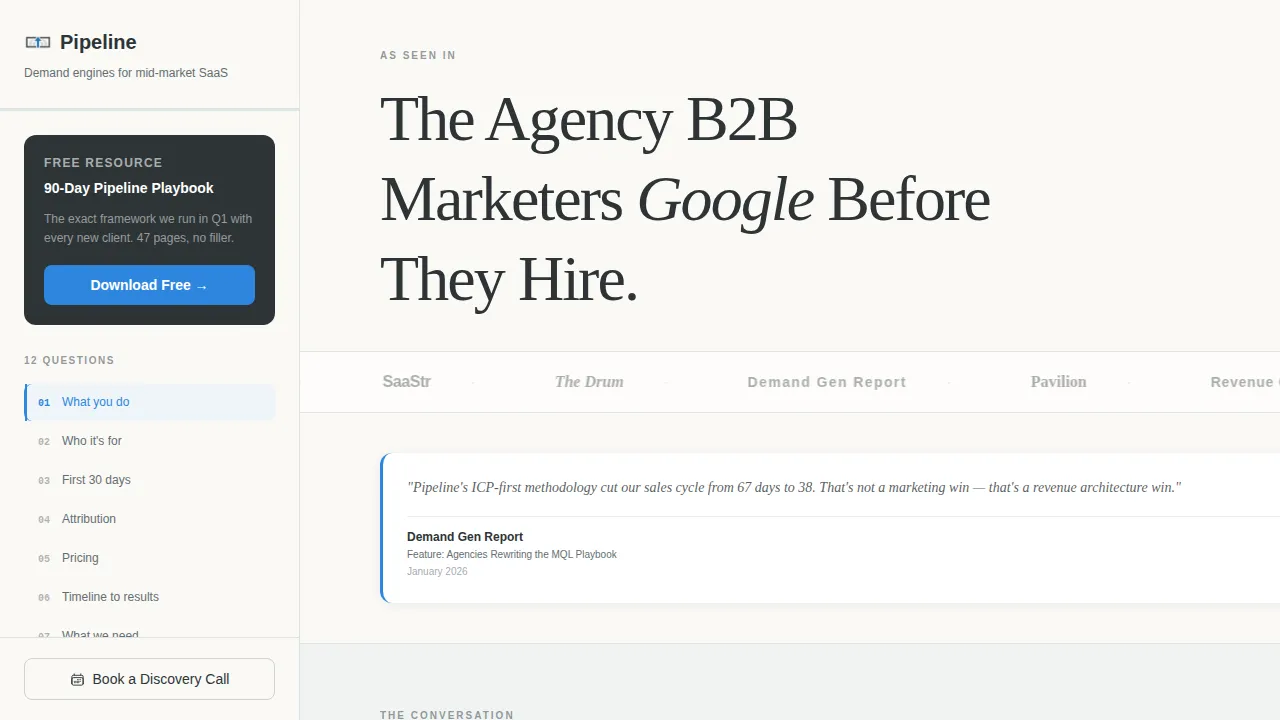 Accelerate — Powerhouse B2B Lead Generation Landing Page Template