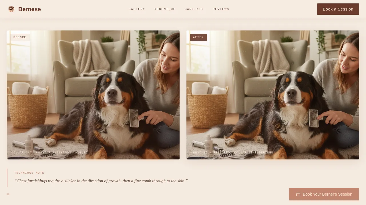 Dog Expert Booking Website Template