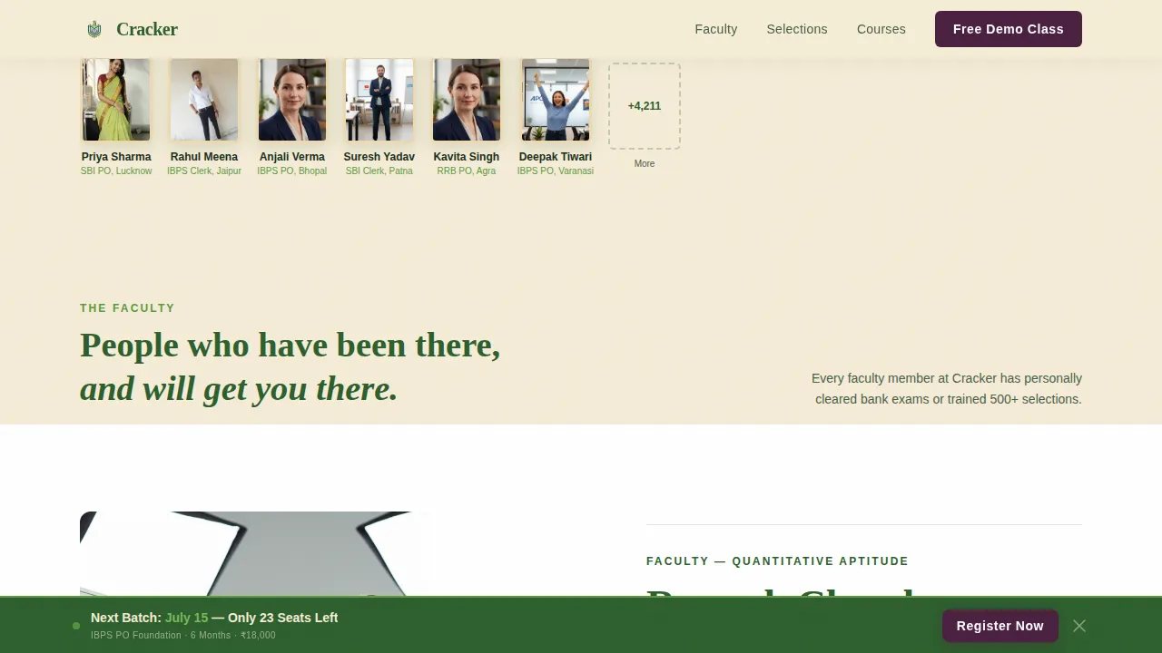 Achieve — Tested Banking Exam Preparation Landing Page Template