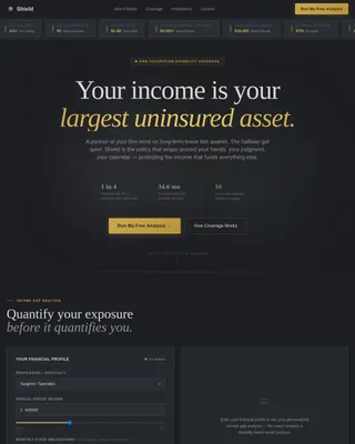 Assure — Expert Disability Coverage Landing Page Template