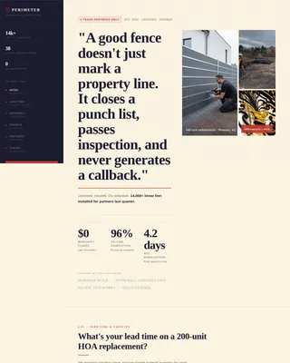 Boundary — Expert Fence Installation Landing Page Template