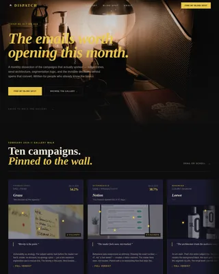 Broadcast — Captivating Email Strategy Landing Page Template