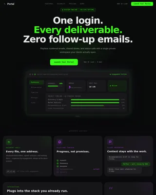 Specialist Consulting Digital Presence Professional Website Template