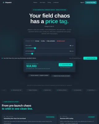 Activate — Smart Energy Operations Landing Page Template