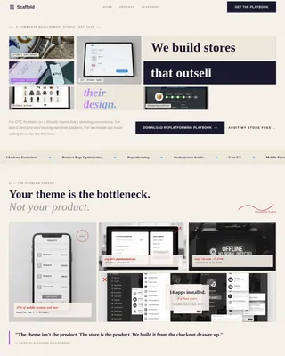 Build — Expert Ecommerce Development Landing Page Template
