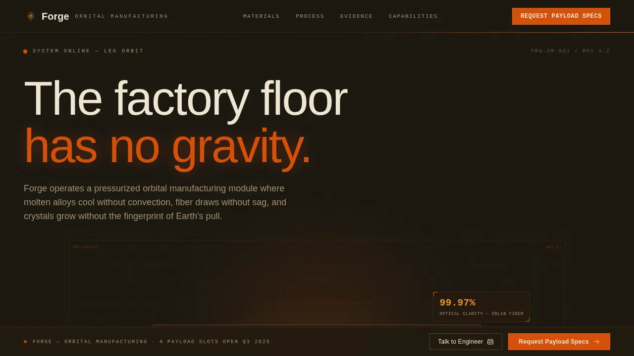 Space & Advanced Aerospace Directory Website Template