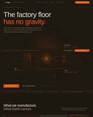 Space & Advanced Aerospace Directory Website Template