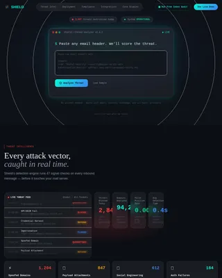 Instant Phishing Defense Landing Page Template