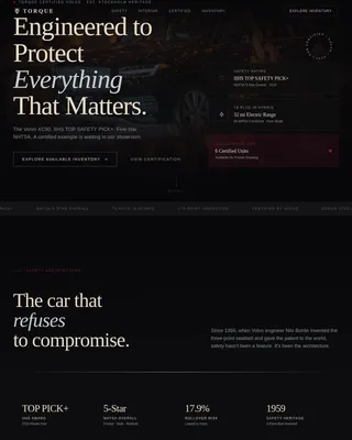 Dealer — Premium Volvo Certification Landing Page Template