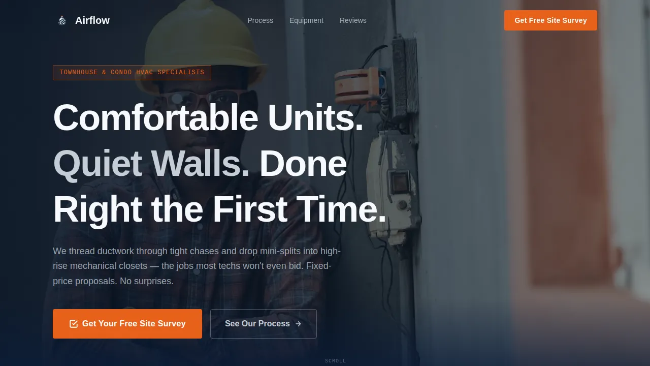 Townhouse & Condo Construction Comparison Website Template
