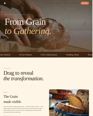 Bakery — Artisan Organic Marketplace Landing Page Template