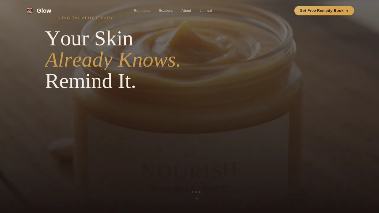 Ancestral Skin Remedy | Free Website Template | Rocket