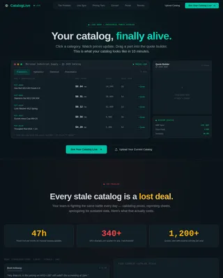 Manufacturing Digital Presence Directory Website Template