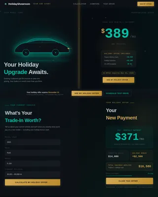 Appraise — Seasonal Auto Valuation Landing Page Template