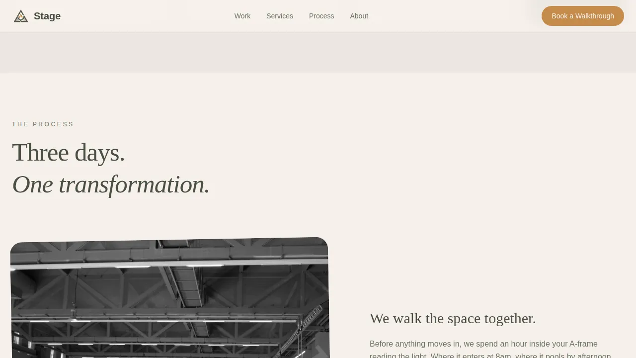 A-Frame House Real Estate Booking Website Template