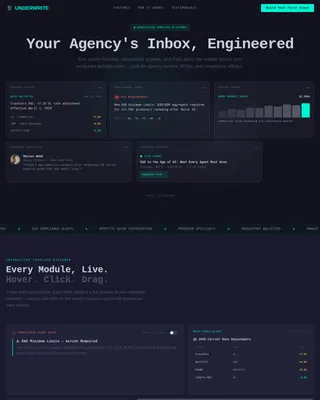 Insurance Digital Presence Privacy Policy Website Template
