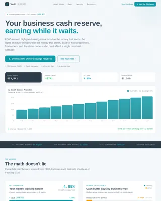 Fortify — Premium Business Reserve Landing Page Template