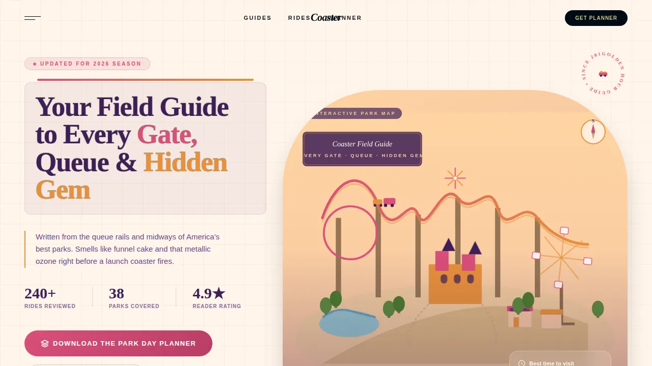 Specialist Family Travel & Experience Portfolio & Case Study Website Template