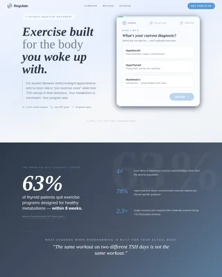 Balance — Adaptive Thyroid Wellness Landing Page Template