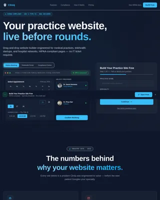 Healthcare Software & SaaS Privacy Policy & Terms Website Template