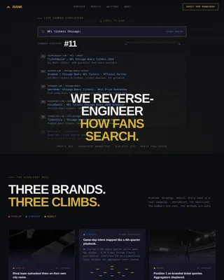 Dominate — Fierce Athletic Search Strategy Landing Page Template