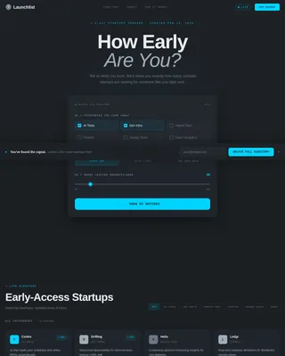 Debut — Exclusive Product Discovery Landing Page Template