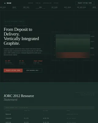 Link — Premium Graphite Extraction Landing Page Template
