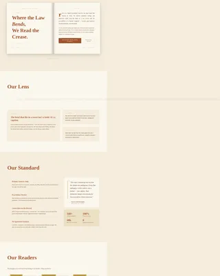 Articles — Definitive Legal Publication Landing Page Template