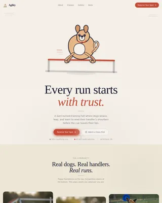 Advanced Pet Training & Behavior Appointment Booking Website Template