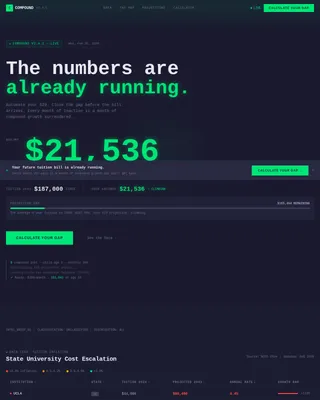 Grow — Smart Education Savings Landing Page Template