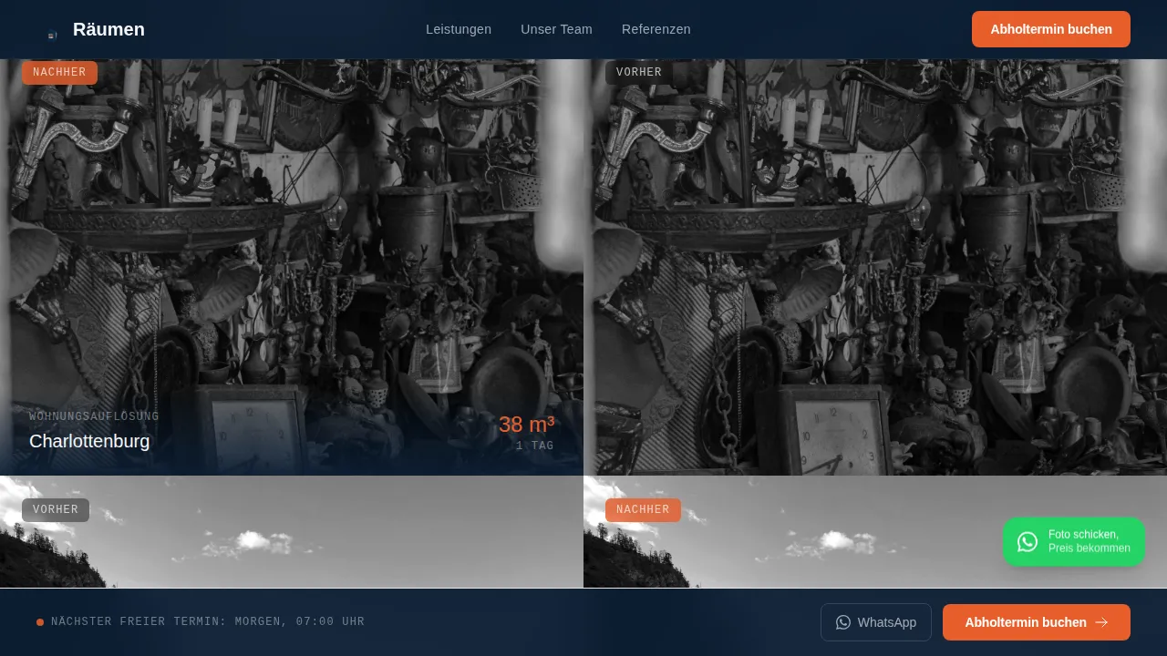 Efficient Junk Removal | Free Website Template | Rocket