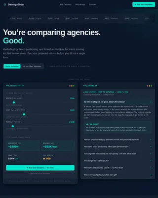 Marketing Agency Cost Calculator Website Template