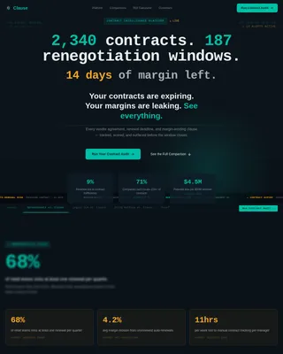 Authorize — Intelligent Retail Agreements Landing Page Template