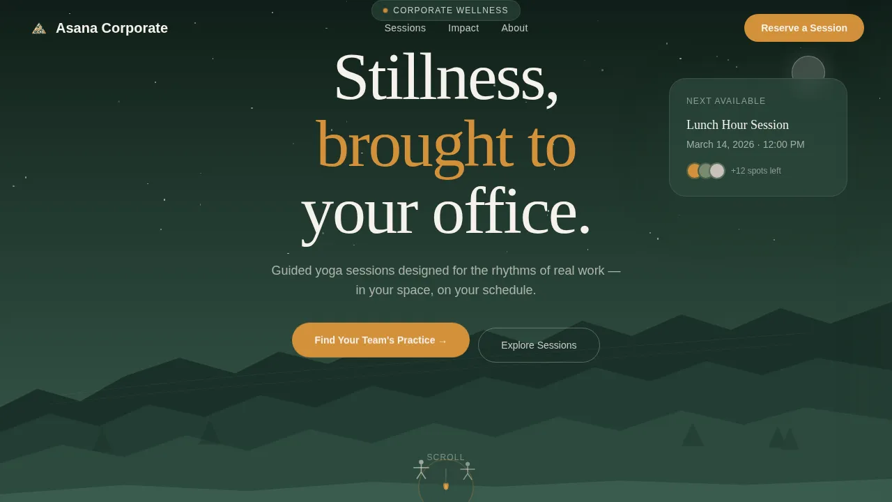 Yoga & Pilates Studio Appointment Booking Website Template