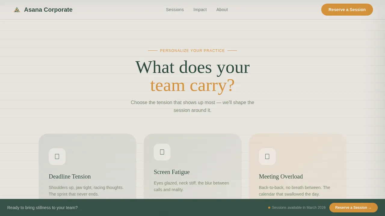Yoga & Pilates Studio Appointment Booking Website Template