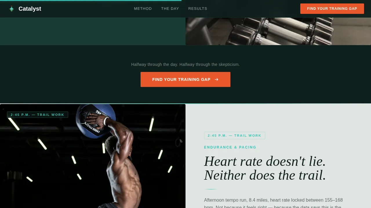 Athletic Performance Coaching Website Template for Competitive Athletes