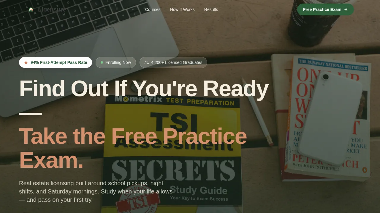 Accredit — Family-Focused Realty Academy Landing Page Template