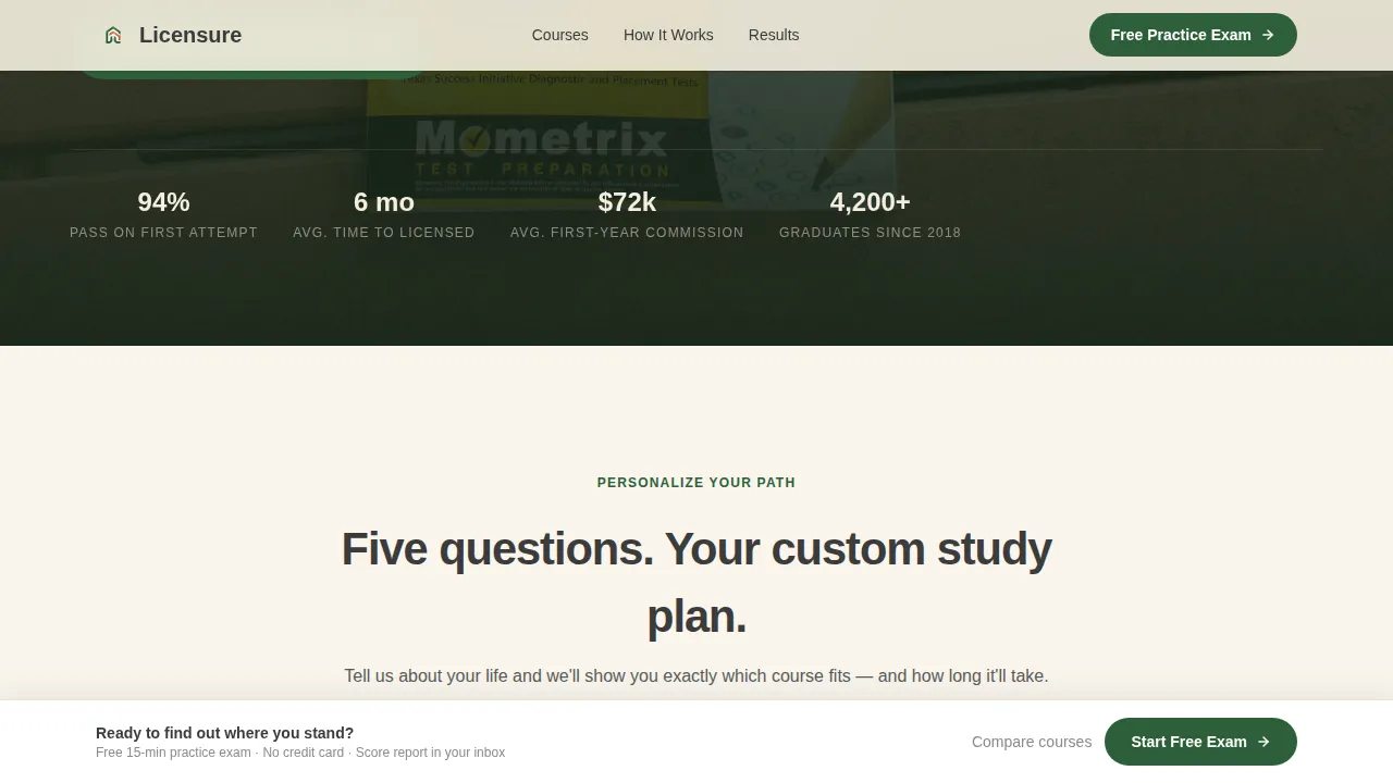 Accredit — Family-Focused Realty Academy Landing Page Template
