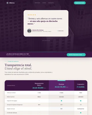 Alberca — Premium Pool Service Landing Page Template