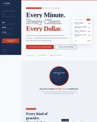 Advanced LegalTech & Compliance Software Reviews & Social Proof Website Template