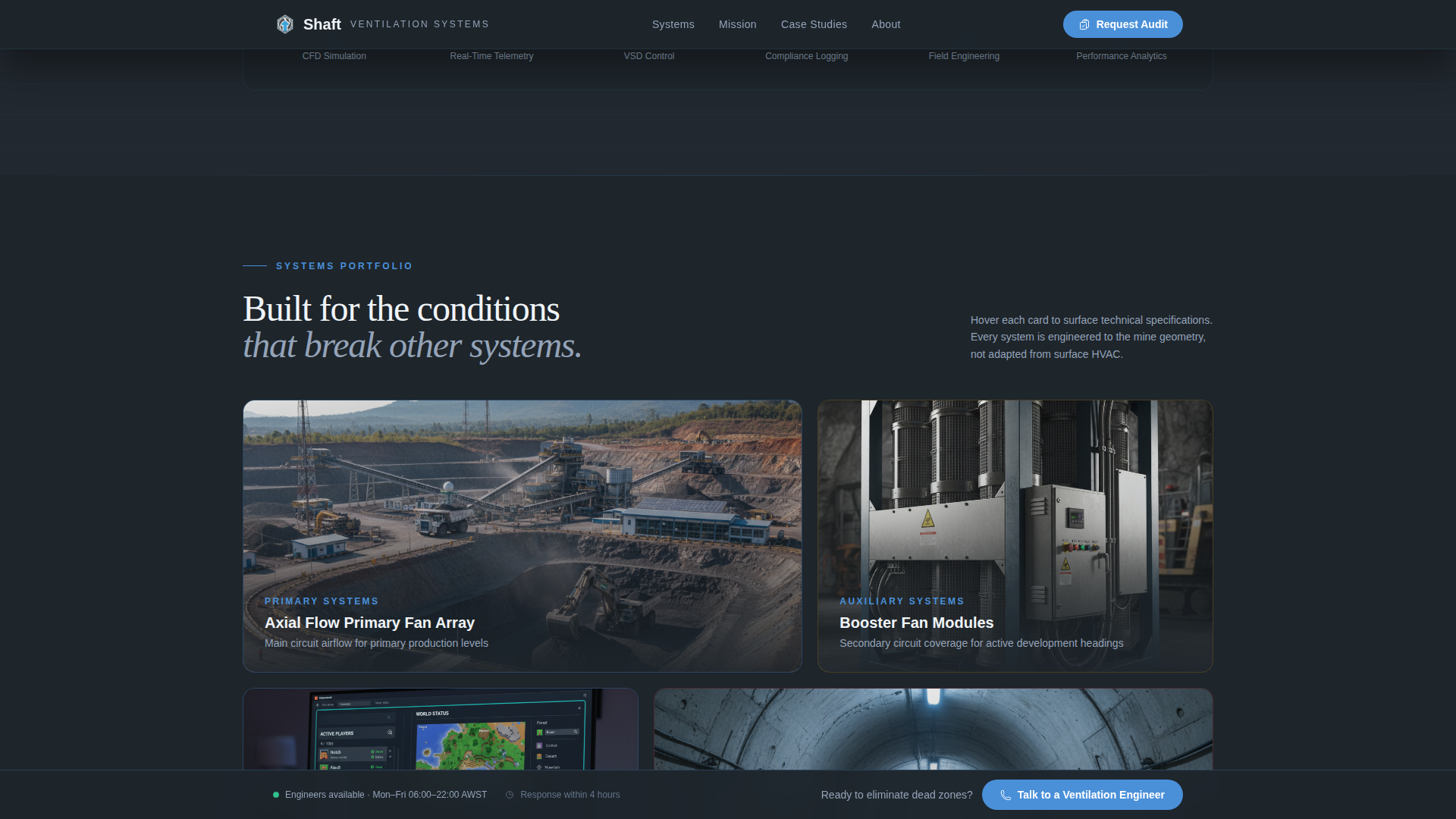 Mining Equipment & Professional Website Template