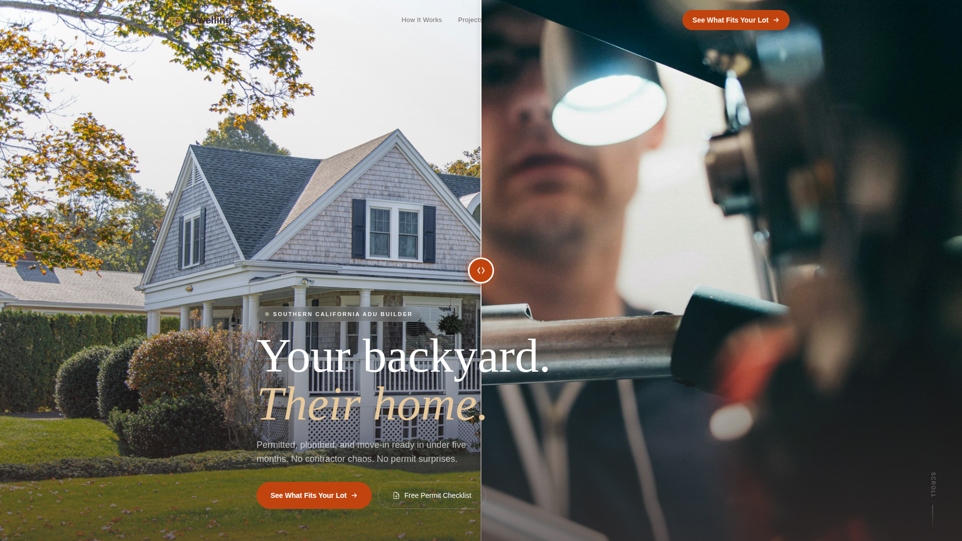 ADU Builder Website Template for Homeowners