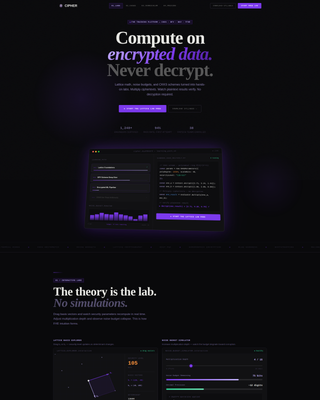 Homomorphic Encryption Technology Reviews Website Template