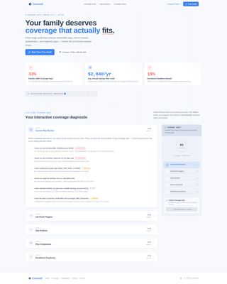 Covered - Trusted Familyinsurance Landing Page Template