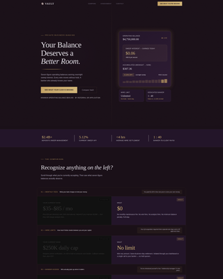 Legacy — Precision Wealth Management Landing Page Template