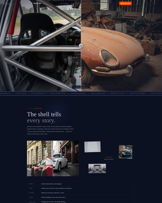 Gridline - Immersive Racing Landing Page Template