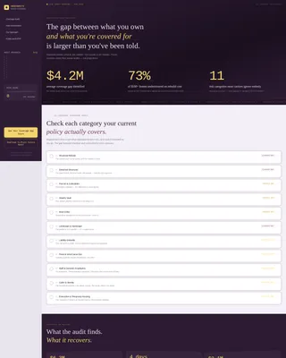 Assure — Professional Estate Protection Landing Page Template